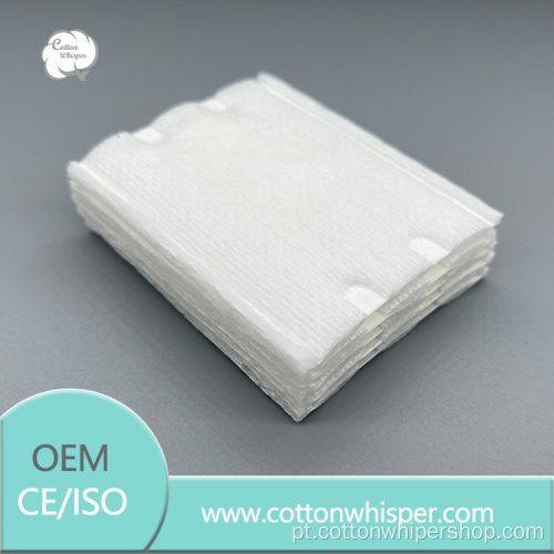 Almofada de algodão quadrado de algodão não tecido